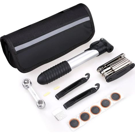 Kit di riparazione per biciclette Roxar MT-16 16 in 1 in custodia (1/5)