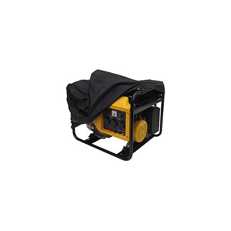 Funda de poliéster negra 73 x 53 x 61 cm para grupo electrógeno.