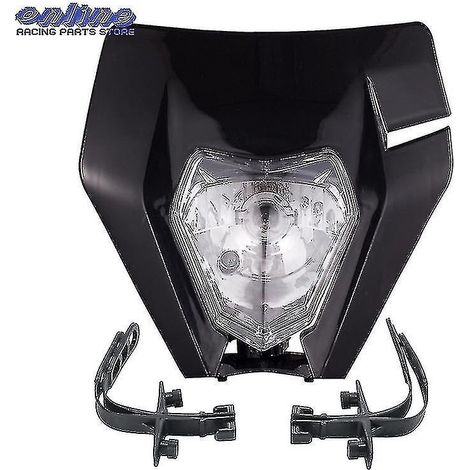 Phare avant LED 6000K pour moto KTM EXC, EXCF, SXF, XC, XCW, XCF, MX, Dirt Bike, Univ (1/4)