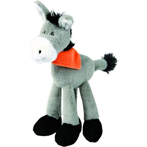 TRIXIE Jouet pour chien âne en peluche avec son 35981