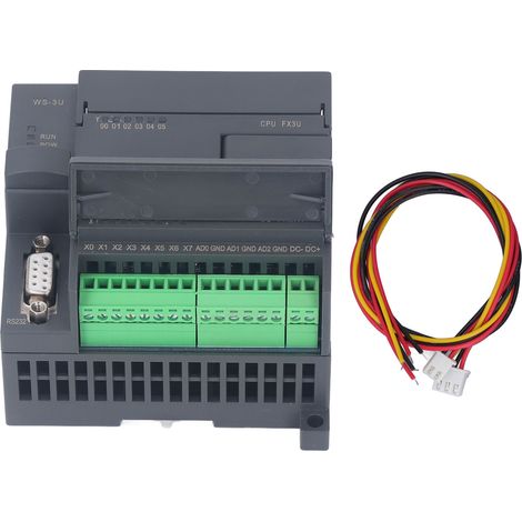 Automate programmable industriel PLC 8 entrées 6 sorties relais DC24V écran tactile compteur haute vitesse module de contrôle (1/4)