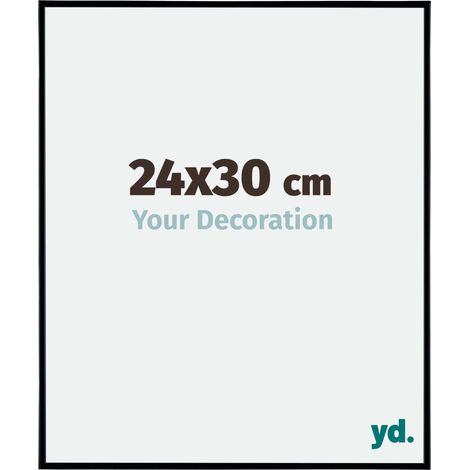 yd. - Cadre photo 24x30 - Noir Mat - Plastique - Evry