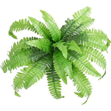 Fougère Artificielle - Plante Synthétique à Feuilles Persanes - Décoration Intérieure et Extérieure pour Jardin, Cour, Porte d'Entrée ou Pot - Hauteur 90 cm (1/5)