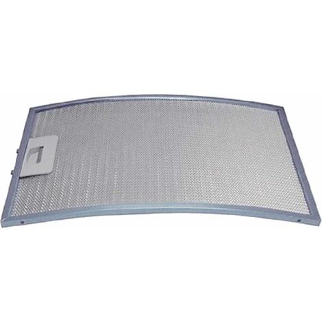 Filtro Aluminio Curvo Teka C-910 / C-920 Medidas 380 x 285 mm Recambio Original 61866020 Filtro Antigrasa Diseño Curvo (1/3)