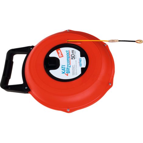 Katimex Kabeleinziehband-Glasfaser-Kati Blitz compact in Kunststoff-Box, Bandlänge: 30 m