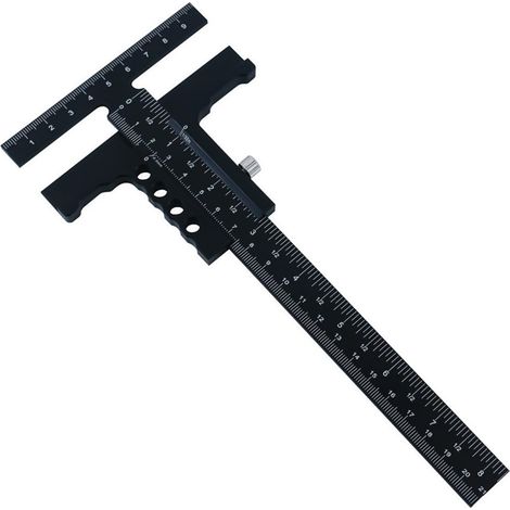 calibro per la lavorazione del legno, calibro per la marcatura in lega di alluminio, binario di marcatura, misurazione, marcatura, telaio