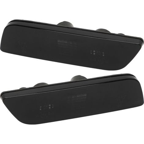 Paar vordere Positionsleuchten 30744360, linker und rechter Blinker ohne Leuchtmittel, kompatibel mit Volvo S80 2002–2006, schwarz, 2 Stück (1/5)