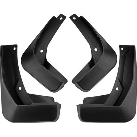 Convient pour la modification des garde-boue de pneus de la Volkswagen Touran L 2016, garde-boue souples, garde-boue souples Touran L 2016, modification résistante aux éclaboussures et à la saleté.