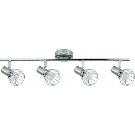 FAB 142294003 Striscia Mateo 4xe14 Cromo/Nichel 15x69,5x8,5 Cm (1/2)
