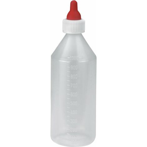 Lämmerflasche ANTI-VAC 1000ml Kunststoff mit Sauger Lämmeraufzucht Viehaufzucht (1/2)