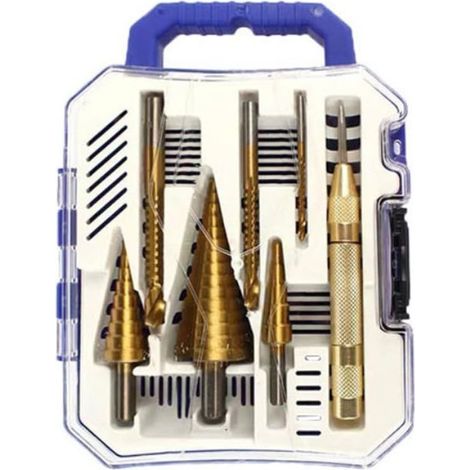 Hochpräzisions-Körner, Titan-Stufenbohrer-Set, verschiedene Materialien