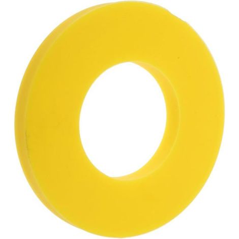 Bague d'amortisseur 1 pièce Caoutchouc Absorption des chocs Suspension universelle pour voiture Jaune 8 x 8 x 1 cm (1/5)