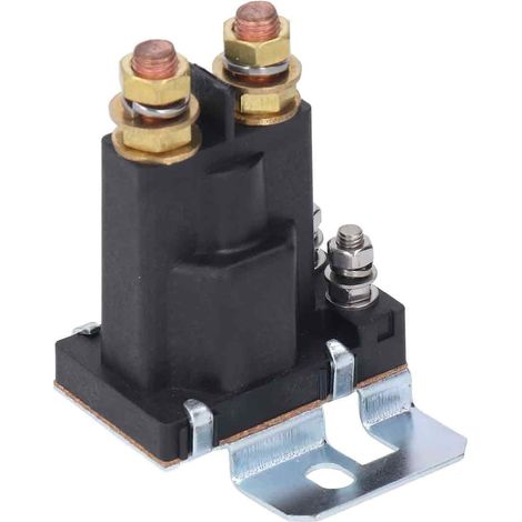 Relais de démarreur 500 A 30 W, bobine en laiton, contacteur de démarrage automobile 12 V CC, pour moteur en acier inoxydable. (1/5)