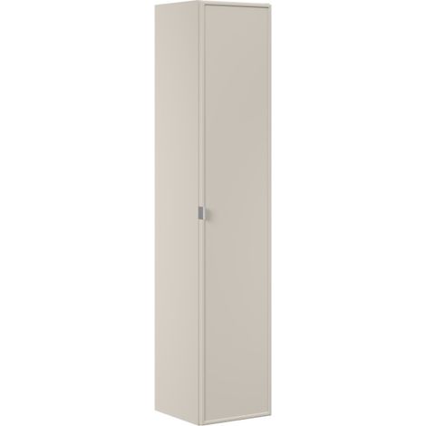 Colonne de salle de bain BRAZZA – 1 porte – Coloris marron congo – 140 cm – À suspendre
