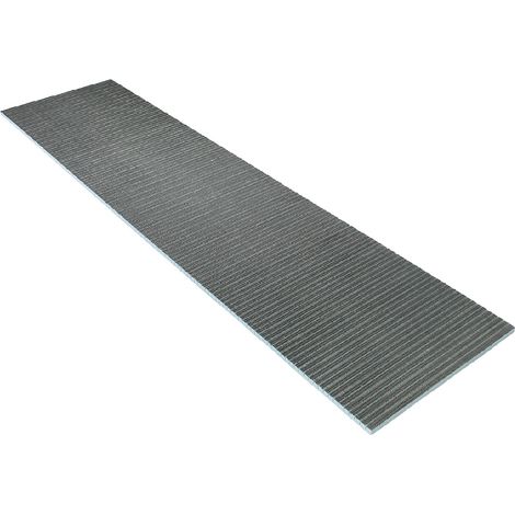 U-Tile – Panneau à carreler rainuré 250 x 60 cm – Épaisseur 3 cm – Résistance 3 tonnes/m² – Compatible tous types de carreaux (1/2)