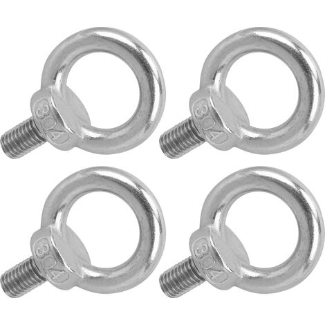 anneaux de levage en acier inoxydable, boulons à œil pour machines lourdes, boulons de levage à épaulement M12 (1/5)