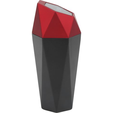 Poubelle Voiture avec Couvercle Étanche Rouge Design Polyvalent pour Auto Maison Bureau Cuisine Lot (1/5)
