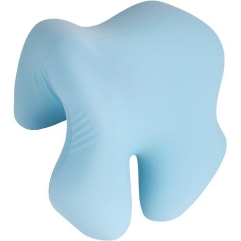 Coussin de nuque pour fauteuil, chaise de bureau, appuie-tête, en mousse à mémoire de forme, coussin de soutien des épaules pour chambre à coucher, bleu (1/5)