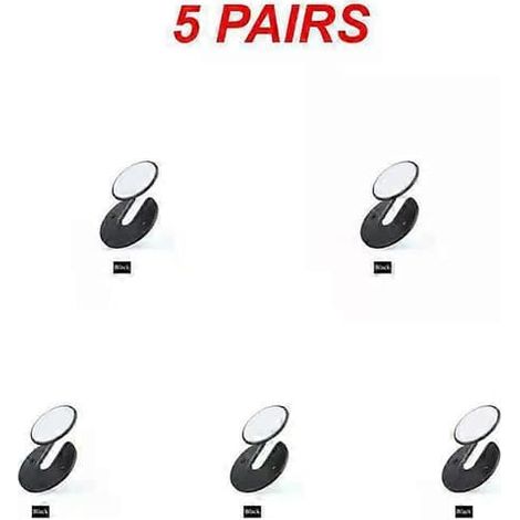 Support mural universel rotatif pour tablette, compatible avec iPad, décodeur, box TV et disque dur A3 (lot de 5, noir). (1/5)