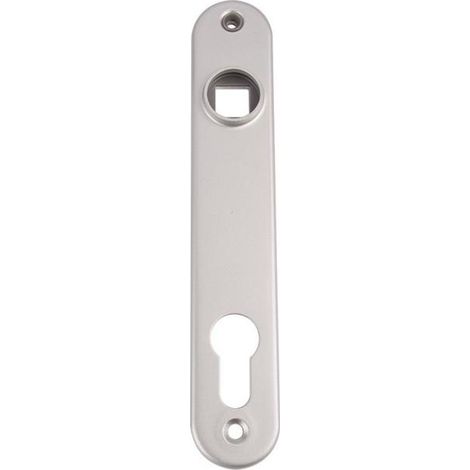 Locinox Placca di pulizia in alluminio argento 92mm interasse