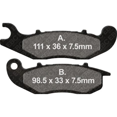 Pastiglie freno EBC FA465TT (set da 2)
