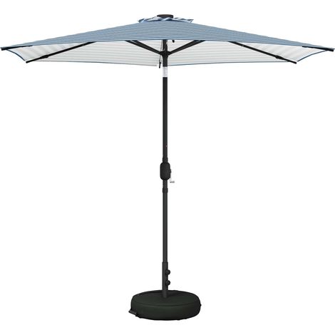Maison Exclusive - Parasol da giardino con luci LED e base 270 x 270 cm Poliestere (1/5)