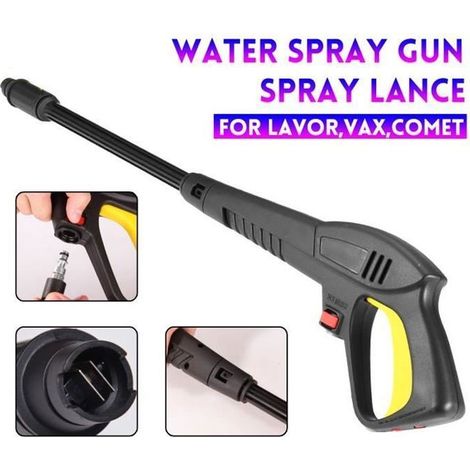 Pistolet de nettoyage haute pression TEMPSA + lance + buse réglable pour LAVOR/VAX/COMET (1/4)