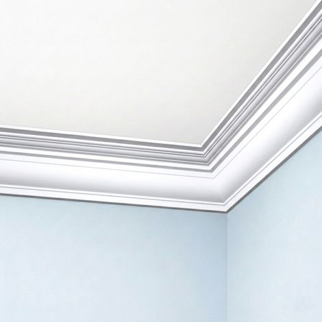Corniche plafond C179 7,8 x 8,1 cm - Polyuréthane Cimaises &+ (1/3)