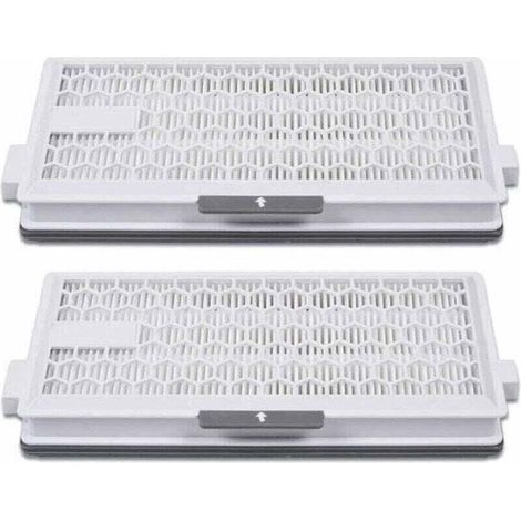 Pack de de 2 filtres Airclean Plus pour Miele Air Clean SF-HA 50, XU, Complete C2 C3, Modèle compact C1 C2, 10107860 - KZQ