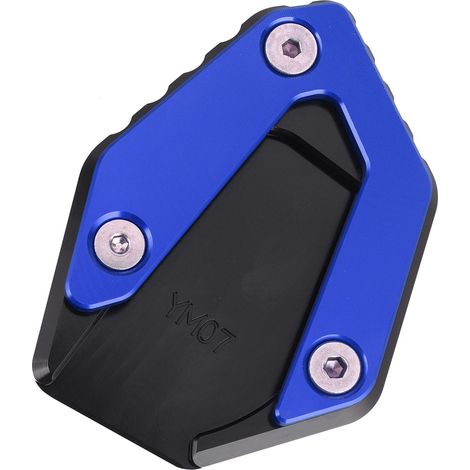 Rutschfeste Seitenständerverlängerung für Yamaha MT-07 / FZ-07 / Tracer 700 (2014–2019), stabile Stützplatte, blaue Farbe, Motorradzubehör (1/5)