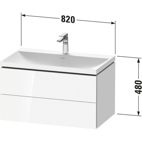 Duravit LC6951O55550000 LC cs WH 800x480x480 Ei mr Mt Hv 3H (1/2)