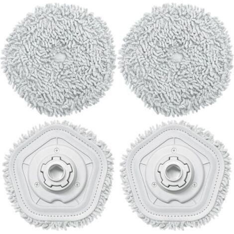 4PCS Chiffons pour Dreame W10/W10 Pro de Rechange pour aspirateur Robot, Lavable Tampon de Vadrouille, Parfait pour Tous Les Types de sols (1/5)