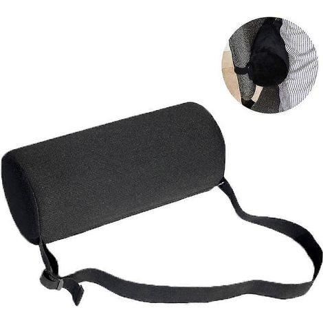 coussin lombaire cylindrique pour chaises de bureau et sièges auto, soutien lombaire (1/5)