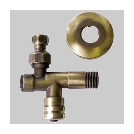 RUBINETTO FILTRO A SNODO BRONZATO 1/2 x 10 PORTA & BINI