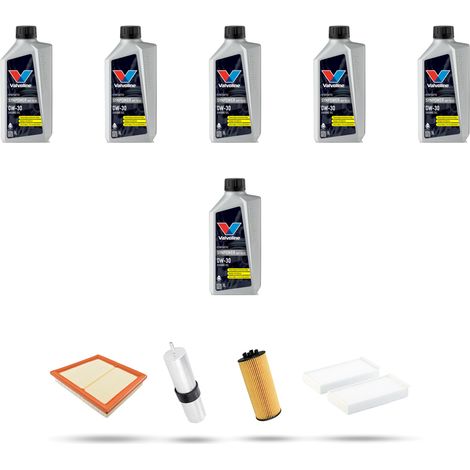 Kit tagliando 4 FILTRI e 6L OLIO compatibile con Bmw x2 (F39) 18d 110kw dal 2018 (1/5)