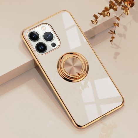 iPhone 13 Pro Max Hülle, Electro Ring, Gold (1/5)