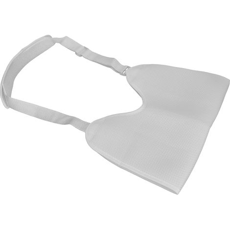 Écharpe orthopédique ajustable pour bras cassé ou entorse du poignet - Maille respirante - Blanc (1/5)