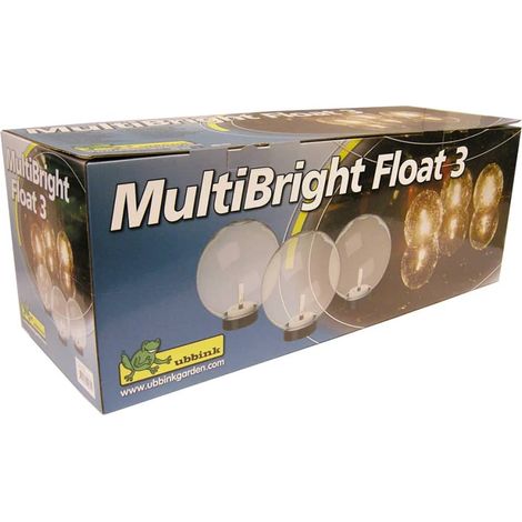 Multi Bright Float 3 LED schwimmende Kunststoffkugeln (1/4)