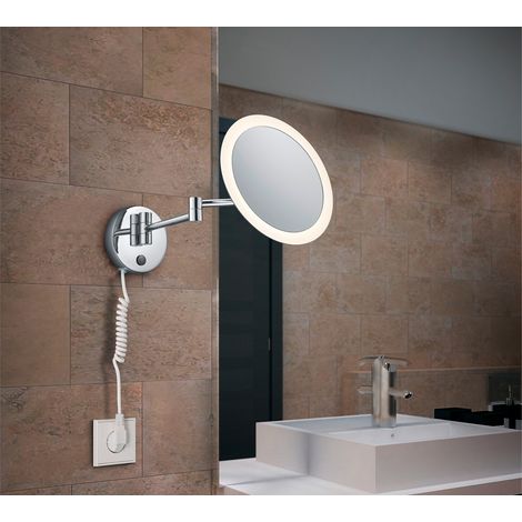 Trio LED-Spiegelleuchte Chrom Warmweiß (1/5)
