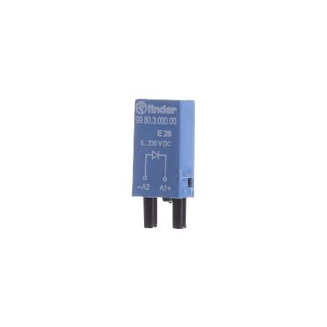 Finder Freilaufdiode 6..220VDC f.Fas. 94.82/83/84 99.80.3.000.00