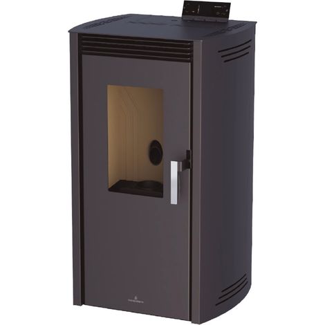Poêle à pellet 11kW - Noa noir - Sans (1/4)