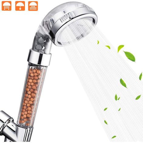 Duschset mit Booster-Filter, abnehmbarem Duschkopf, Handfilter mit Einzelfunktion (1/5)