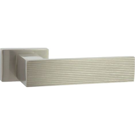 DOMINO Poignée de porte LINE RT M9 Poignée Sans rosace Nickel (1/5)