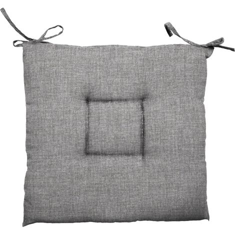 Cuscino per Sedia Creta Grigio FERLIVING 40x40x5 cm (1/2)