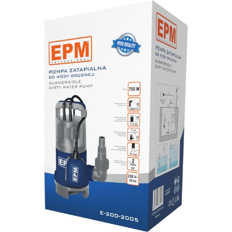 Pompe à eau sale 750W (1/4)