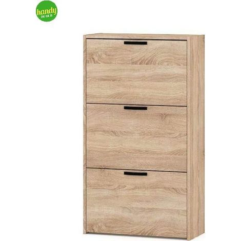 Scarpiera 3 Ribalte Ekowood Rovere New