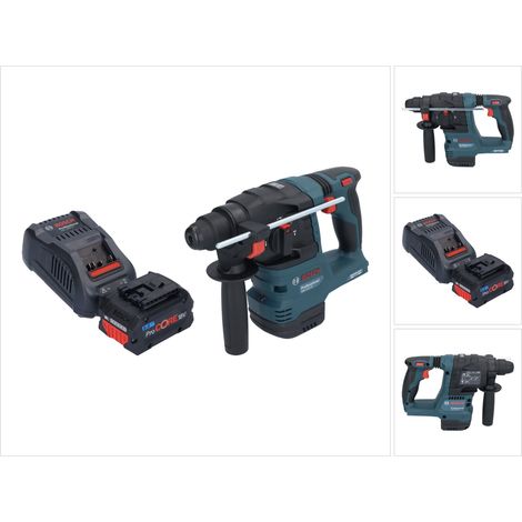 Bosch GBH 18V-22 Professional Akku Bohrhammer 18 V 1,9 J SDS Plus Brushless + 1x ProCORE Akku 8,0 Ah + Ladegerät