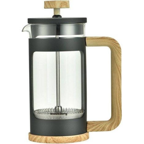 Cafetiere - French Press - 0,35 L - Acier Inoxydable Et Verre - Pour Café Et Thé - 1 Pièce (1/3)