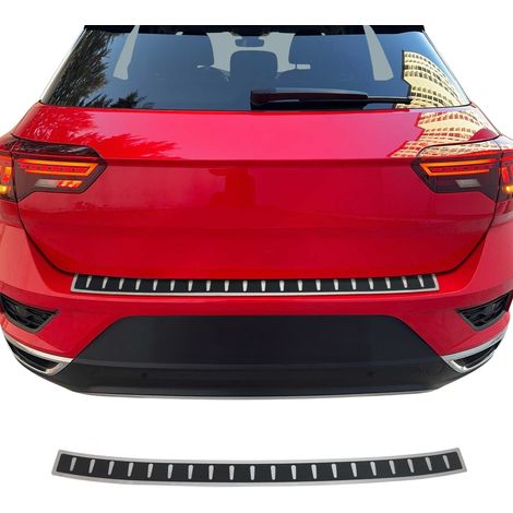 Protection Seuil de Pare-Chocs Arriére pour VW T-ROC 2017-2025 Acier INOX