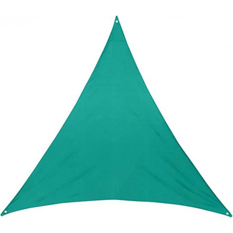 Voile d'ombrage triangulaire - Toile solaire 2 x 2 x 2 m - Vert - Livraison gratuite (1/2)